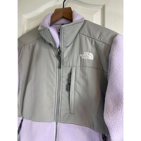 The North Face Women's Denali Jacket Lavender Gray Fleece Full Zip Size S - Picture 2 of 12